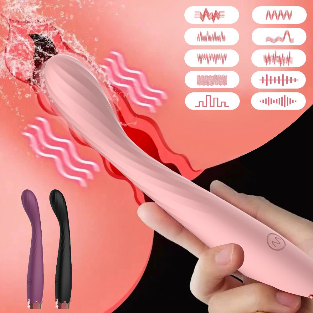 Fast Orgasm G Spot Finger Vibrator Women Nipple Clitoris Stimulator Dildo Vagina Massager 10 Mode