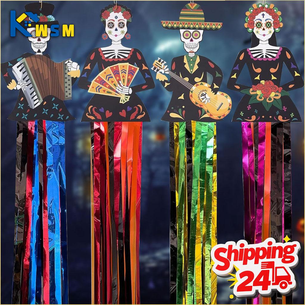 1-20PCS Halloween Pumpkin Bat Hanging Garland Party Decor for Bar Mall Scene Setup Background Wall Atmosphere Props