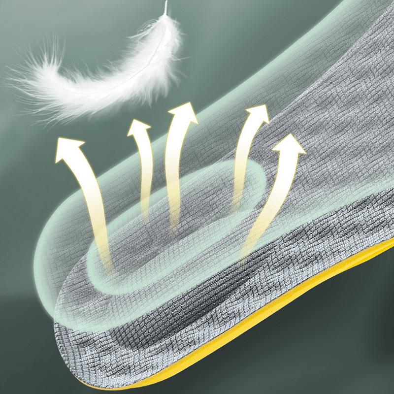 Atmungsaktive, stoßdämpfende PU-Einlegesohlen für Herren und Damen für langanhaltenden Komfort und Schweißabsorption