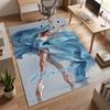 Elegant Ballet (5) Personalized name Office Carpet Stylish Decor for Living Room Bedroom Kitchen