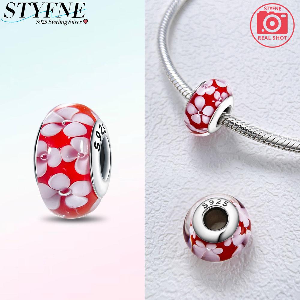 Peculiar Murano Glass Bead Butterfly Colorful Starry Sky Beads Fit Bracelet Women Diy Gift Murano Accessories Jewelry