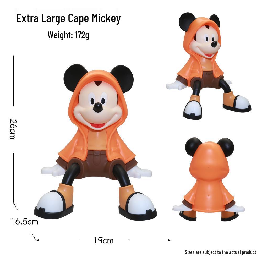Cape Adventure Mickey Mouse Sitting Figurine for Living Room TV Cabinet