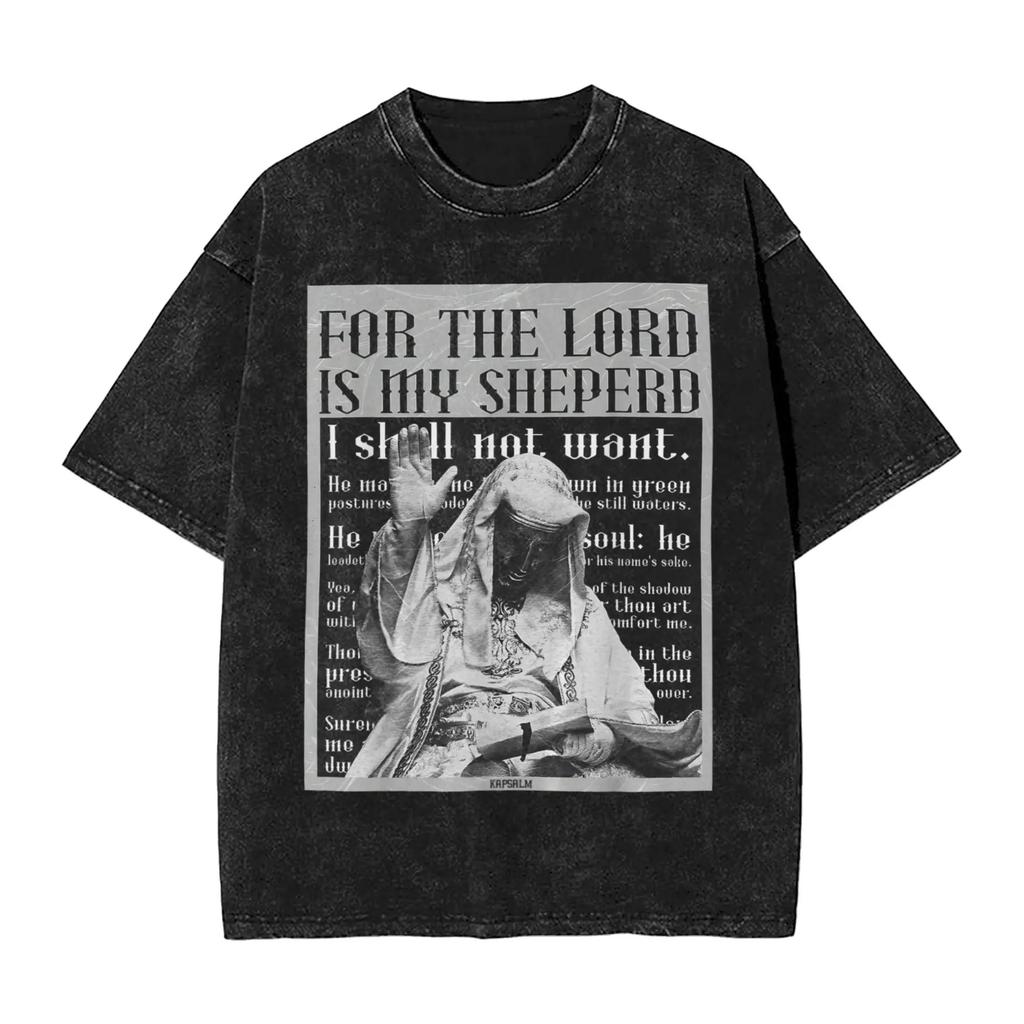 Sliver Mask Król Baldwin IV Nadruk Graficzny Koszulka Damska Unisex Vintage Sprana Bawełna Letnia Nowa Koszulka Codzienna Oversize Streetwear Top