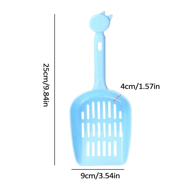 Cat Scooper For Litter Box Cute Thickened Hollow Litter Scoop Poop Sifting Ergonomic Sifter For Homes Pet Stores Living Rooms
