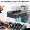 Portable Karaoke Microphone Mixer 3.5mm AUX BT Connection with 2 Mic Inputs Digital Audio Mixer for Karaoke Smart TV PC Speaker