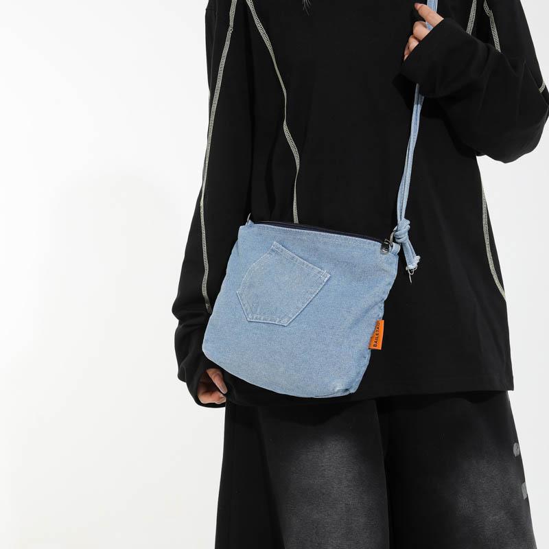 Denim-Umhängetasche, Mini-Tasche, Schultertasche für Damen