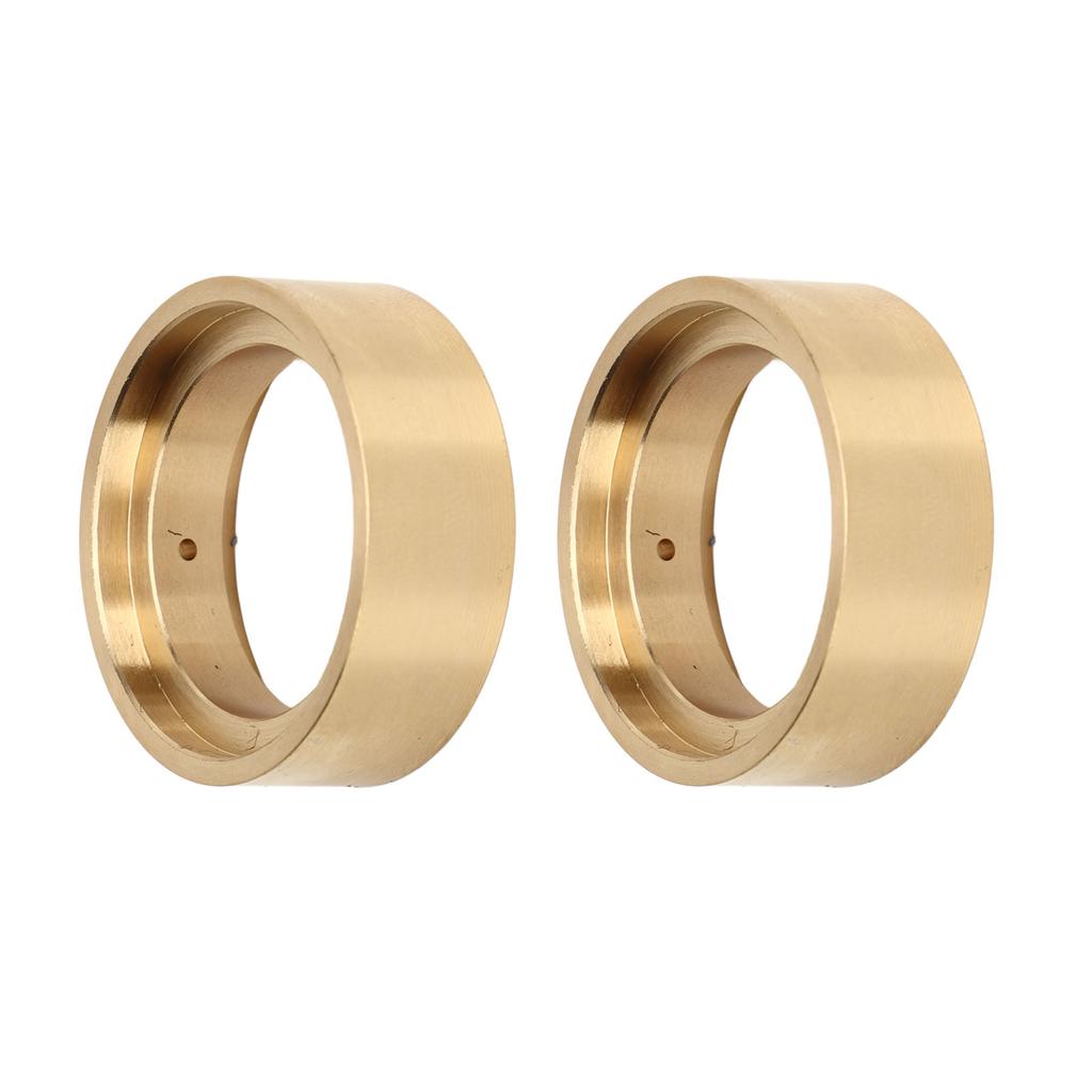 2pcs Brass Internal Beadlock Clamp Ring Professional 1.3inch RC Brass Beadlock Wheel Weights for