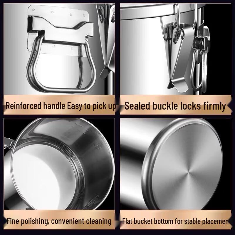 Lainuo 304 Stainless Steel Airtight Food Storage Bin