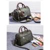Women's Messenger Bag All-match Boston Bag Soft Leather Women's Bag Fashion Flower Handbag Bag