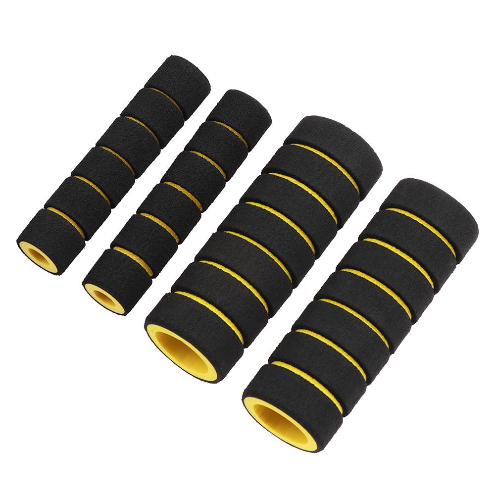 

2 Pair Racing Soft Foam Bicycle Grip Cover Motorcycle Bike Handlebar Brake Clutch Lever Sponge жовтий