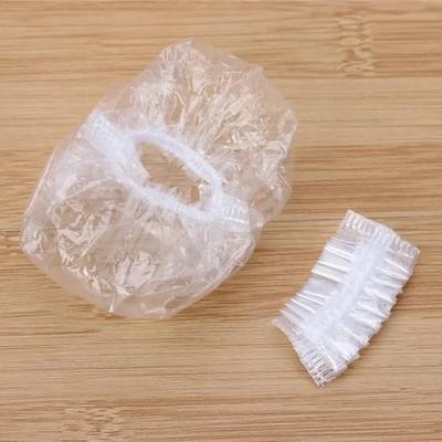 100Pc/lot Disposable Hair Earmuff Dye Elastic Shower Hair Dye Protection Tool Shield Waterproof Transparent Earpack Plastic Wrap