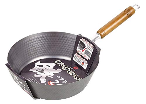 Pearl Metal Frying Pan, Black, 26cm, Lightweight and Rust-Resistant Iron Frying Pan, HB-4287