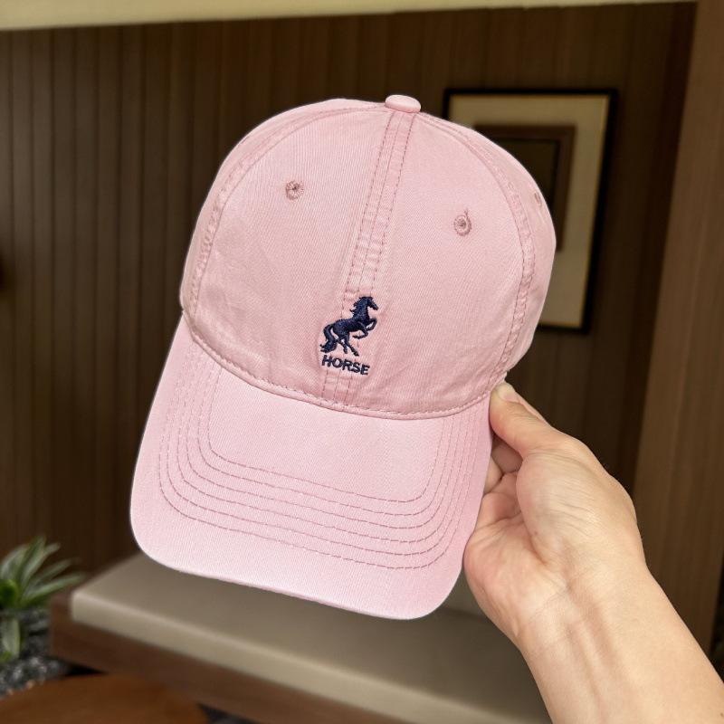 Versatile Face Small Shade Baseball Cap Children Deep Top Wide Curved Brim Big Head Circumference Outdoor Sun Protection Embroidery Cap Men