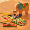 Wooden Elephant Balance Beam Toy To Train Children's Hand Eye Coordination And Concentration, Give Children Birthday And Christmas Gifts