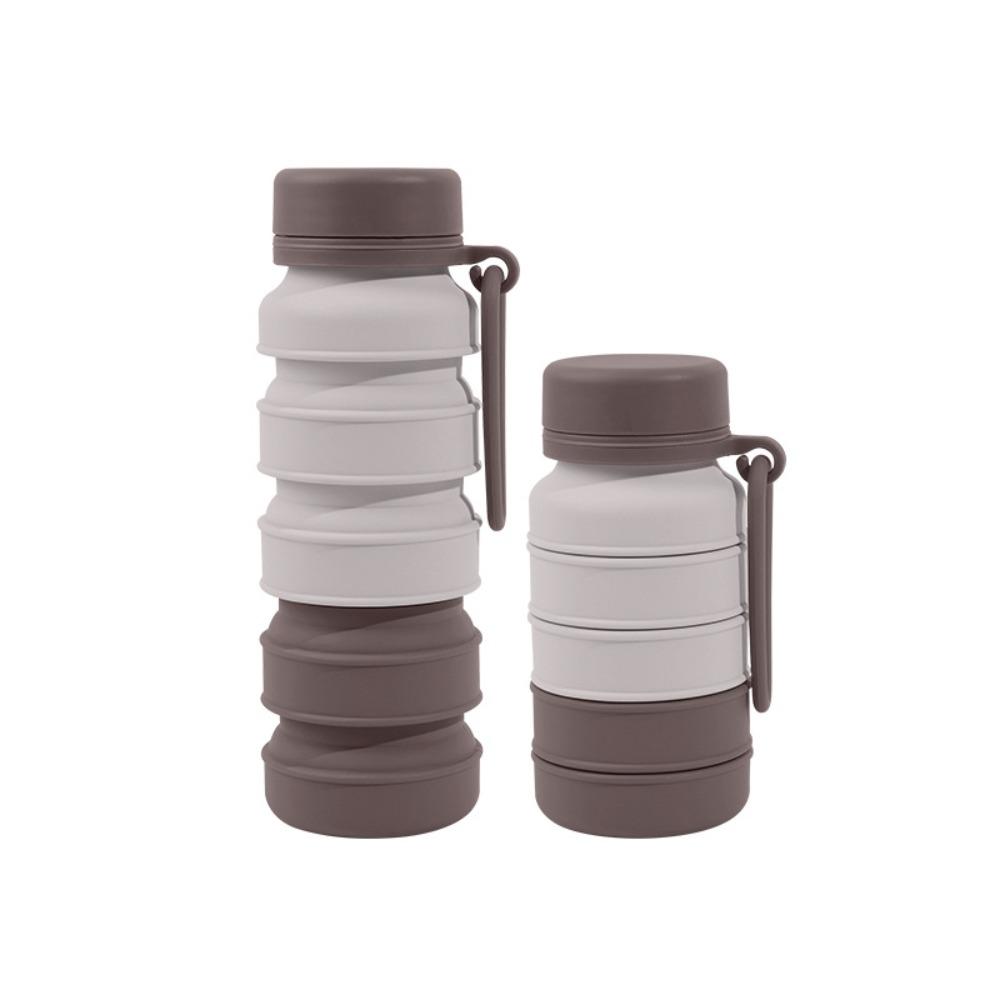 Portable Foldable Silicone Water Bottle Reuseable Collapsible Water Cups  Camping