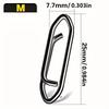 2Pcs Fishing Swivel Connector Strong Clip Quick Replacement Fishing Swivel Connector for Freshwater and Saltwater Fishing Gear