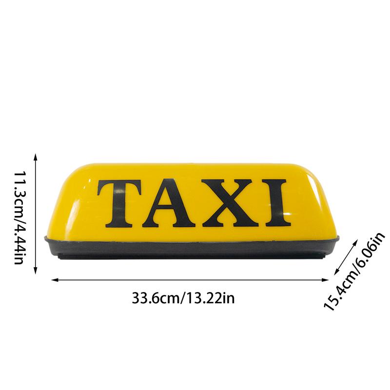Taxi-Licht, Cab-Dachlicht, Vintage-Taxi-Dachschild, Retro-Taxi-Leuchtschild, helles Schild für Taxi, 12 V, Autodach-Taxischild