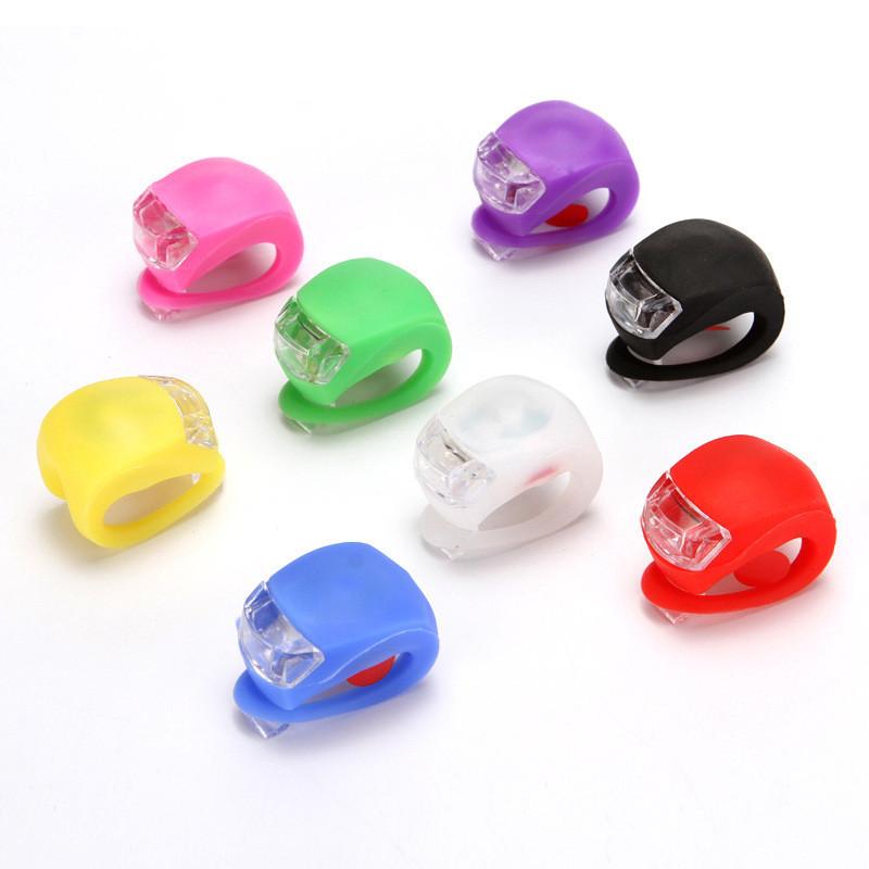 Bicycle Silicone Light With Led Single Eye For Night Visibility And Safety