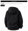 Men's Winter Thick Wool Hooded Zipper Jacket