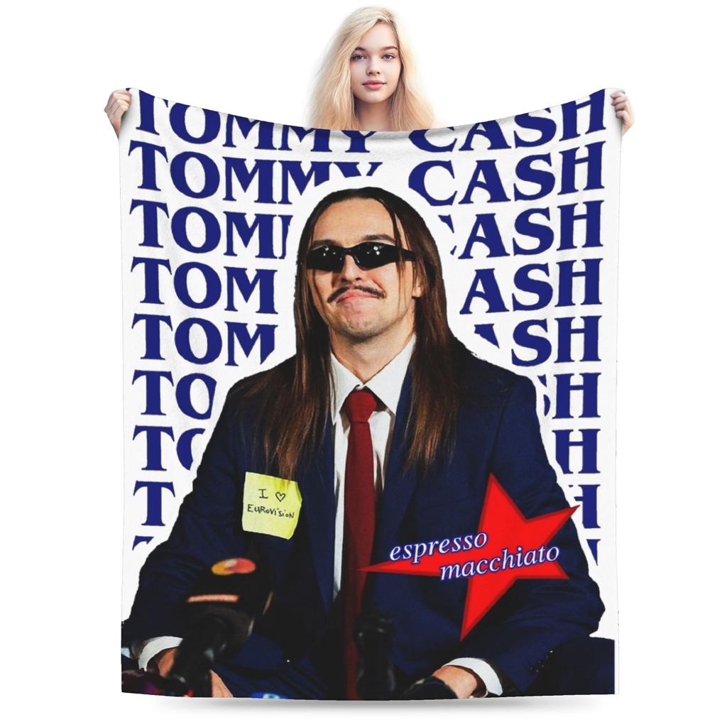 Tommy Cash Espresso Macchiato Blankets Fleece Spring Autumn Multi-function Ultra-Soft Throw Blanket for Bed Office Rug Piece