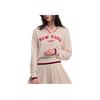 New MLB SS24 New York Yankees Knitwear Women's Cream 3FKPV0141-50CRD
