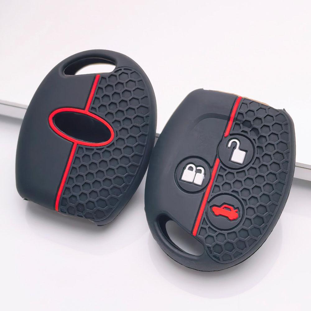 3 Button Silicone Key Fob Cover for Ford Focus Fiesta Mondeo Fusion Escape, Fits Ford Focus Fiesta Mondeo Escape, Anti-Scratch Protective Case