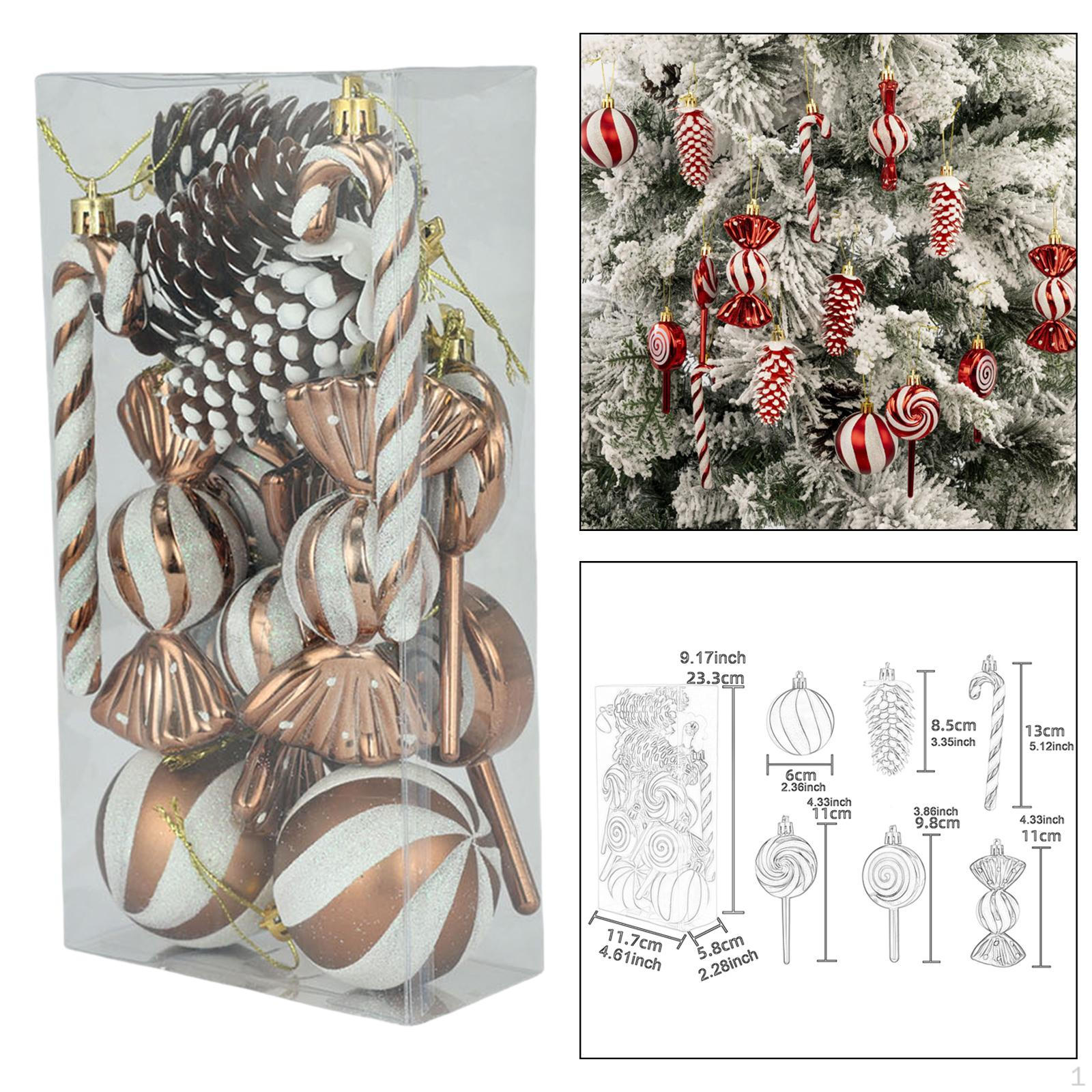 

15 шт. Рождественские подвесные украшения в виде леденцов на День святого Валентина