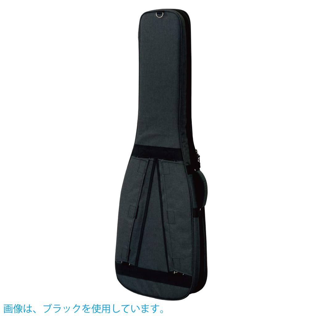Kikutani GVB-60B Electric Bass Guitar Gig Bag, Backpack Type, 20mm Thick Cushion
