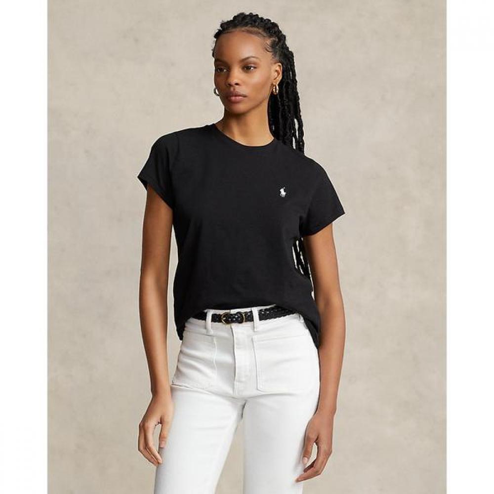 

Polo Ralph Lauren Women Cotton Jersey Crewneck Tee Wmpoknincu20694001 S