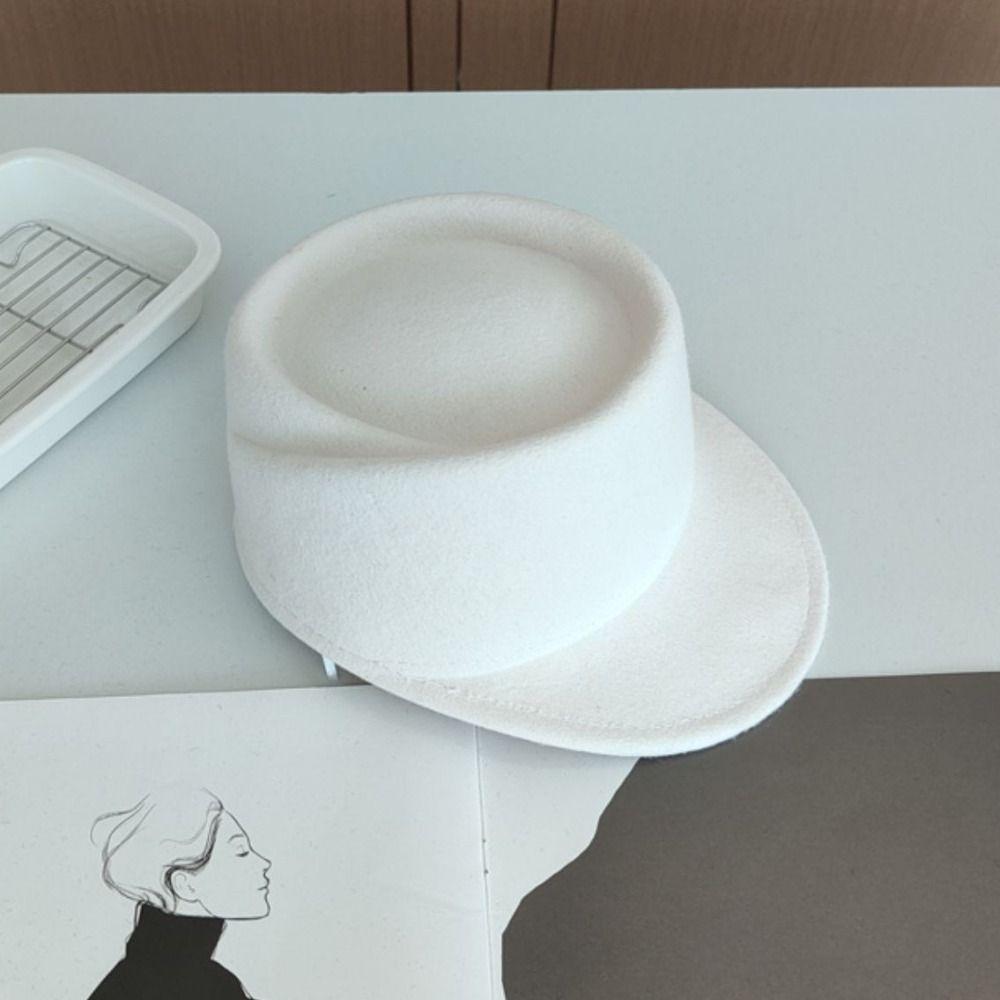 Warm Wool Hat 100% Wool Equestrian Hat Fashion Top Hat for Women  Daily Wear