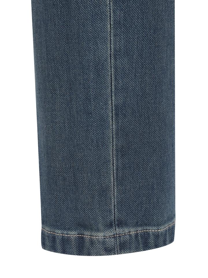 OLZEN Men'S Textured Denim Pants_Zog5Dp1301Bl