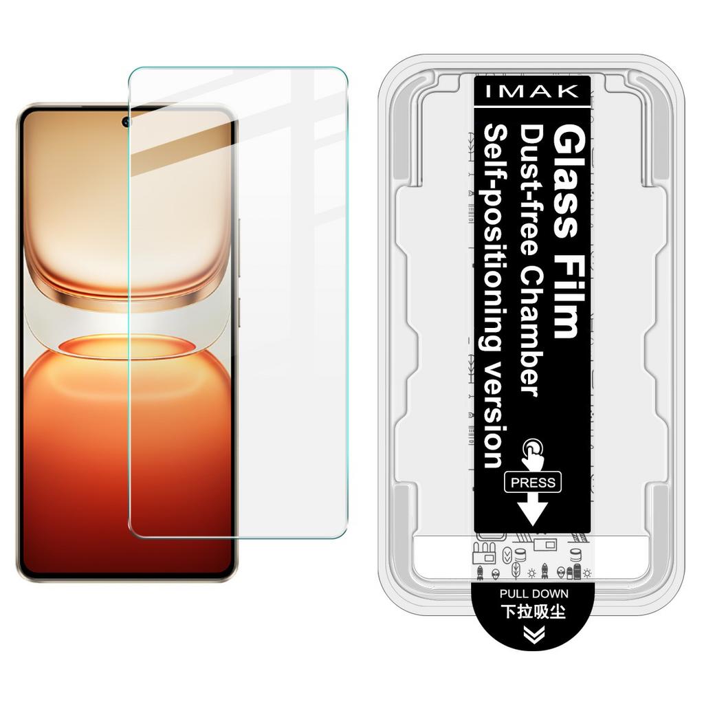 IMAK H Series Tempered Glass Screen Protector for vivo iQOO Z10 Turbo 5G/Z10 Turbo Pro 5G/Y300 GT 5G Dust-free Installation Film (Fingerprint Unlock)