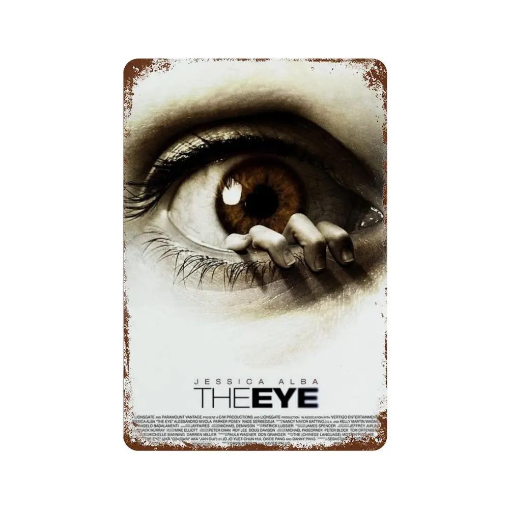 Poster Film Horror Clasic Placă Metalică Ruginită Retro Decorativă Bar Peștera Omului Garaj Club Semn Metalic Decor de Perete