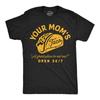 Unisexs Funny T Shirts Your Moms Taco Sarcastic Restaurant Graphic Novelty Tee