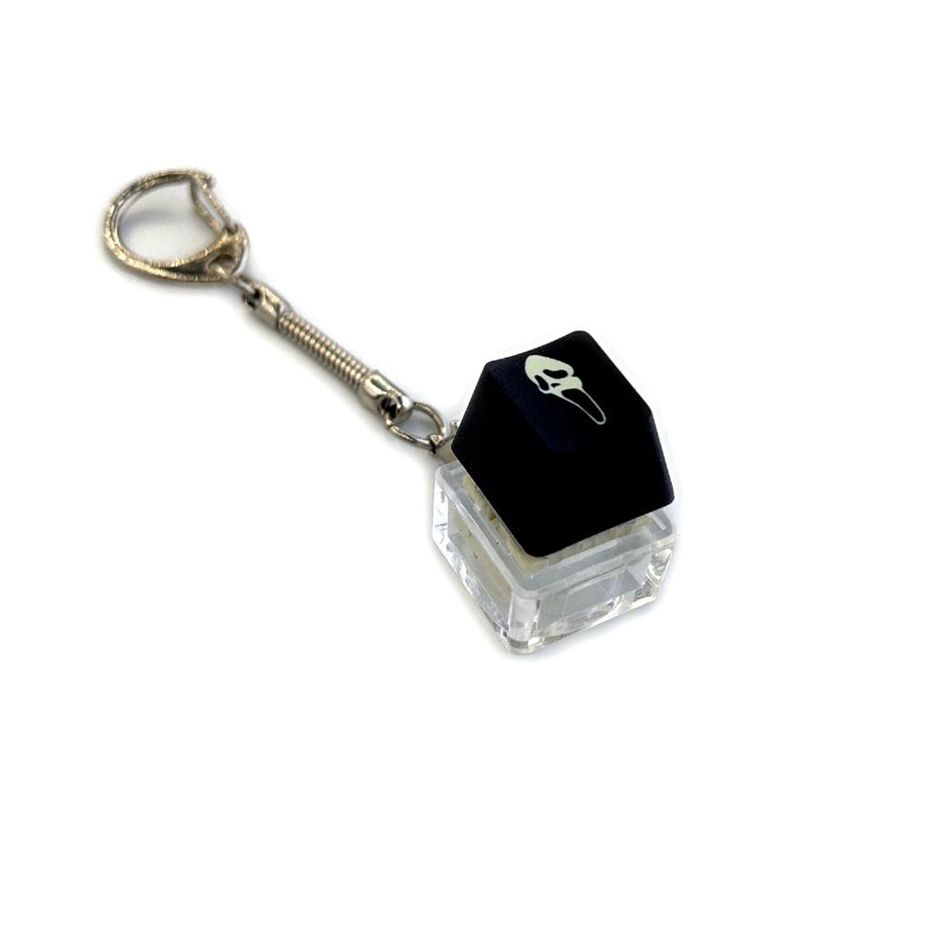 Decompression Keychain Mechanical Keyboard Button Keyring Fingertip Key Cap Pendant Antistress Toy