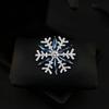 Snowflake Brooch - High-end, Niche, Premium Rhinestone Corsage, Scarf Clasp, Clothing Accessory, High-end Pin