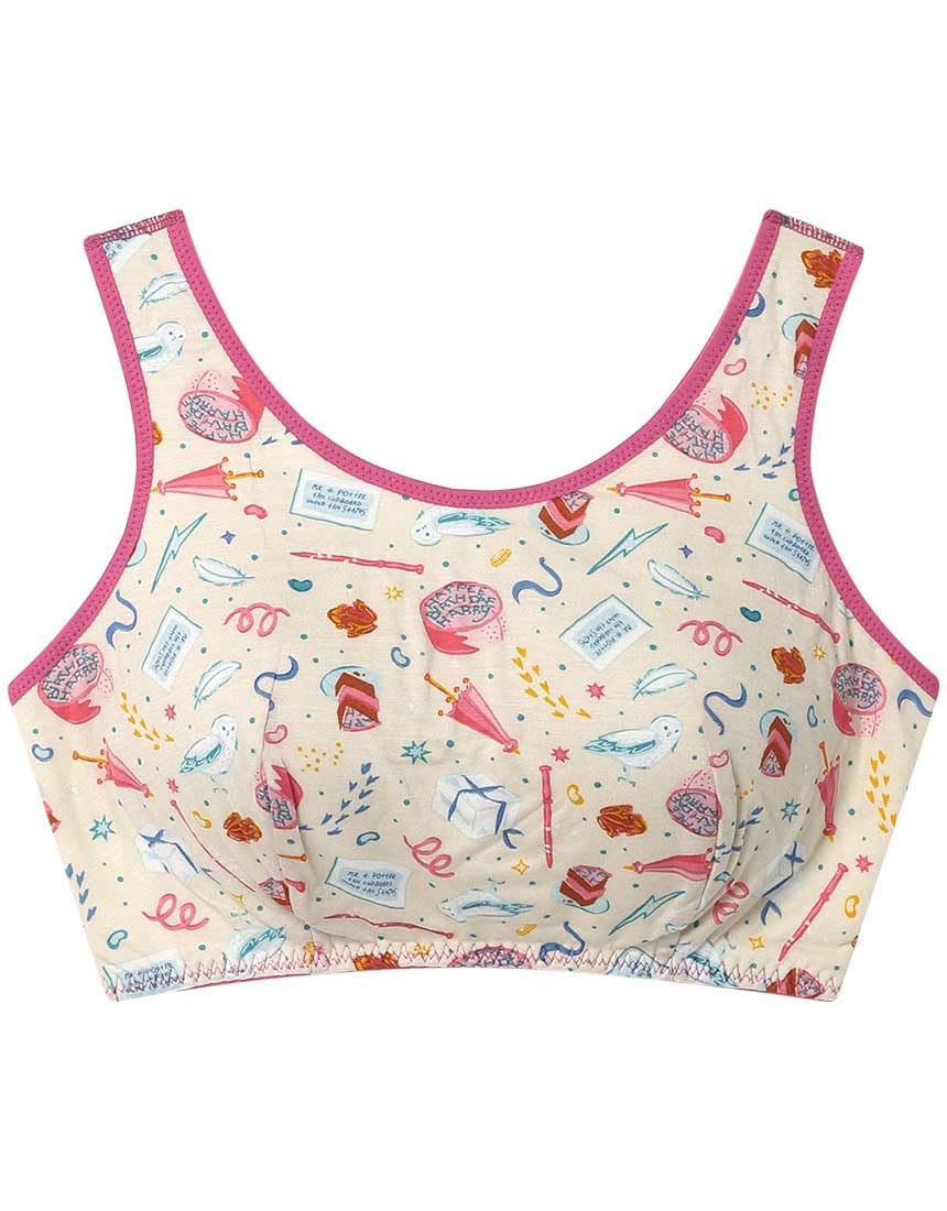 

ночь поддерживает вашу грудь, пока вы подходите до больших размеров Potter JB3957 CR [Unnanacool] Бюстгальтер без косточек, сон, 3L, [Коллаборация Гарри] Женский