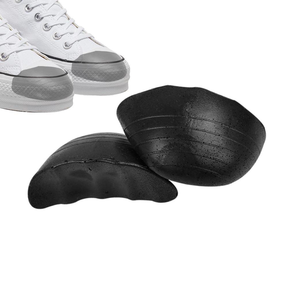 1 Pair High Heel Toe Plug PU Shoe Insert Big Shoes Toe Front Filler Cushion Pain Relief Protector Shoes Accessories