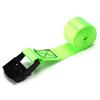 2Pcs Lashing Straps Fluorescent Green 25mm Heavy Duty Goods Tie Down Strapping Bands with Zinc Alloy Buckles1 Meter