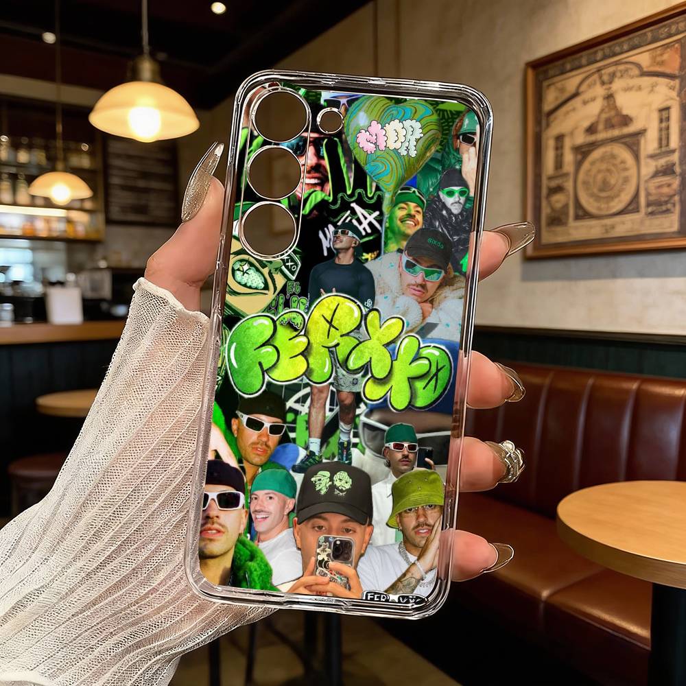 

F-Feid Ferxxo SIXDO Singer Phone Case For Samsung Galaxy A71,A70,A52,A51,A40,A30 Transparent Cover Samsung a50 30s 50s