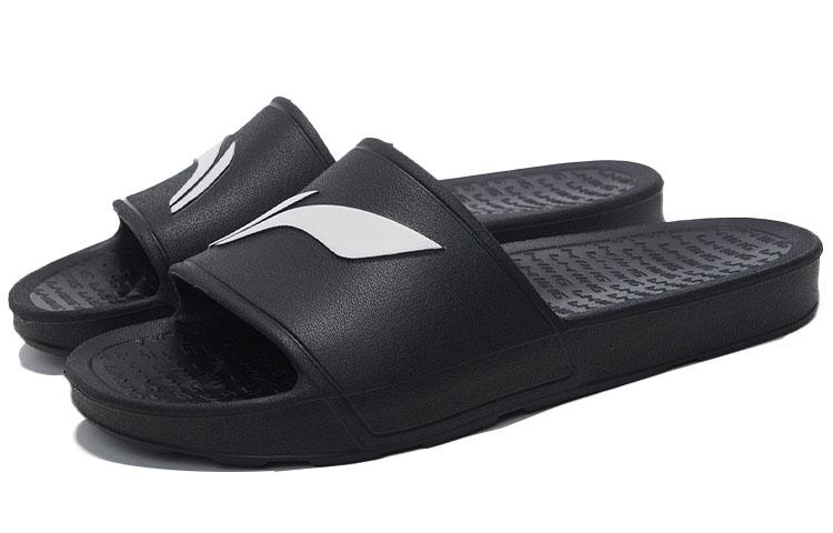 Li Ning Badminton Collection Slide Slippers Unisex Black AYCS003-1