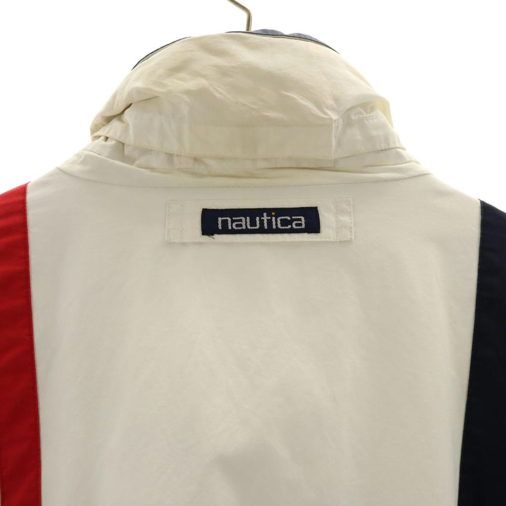 Nautica 90s Old Zip Jacket L White System Reversible Men's Used