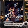 Personalisierte Wandtapisserie, Benson Boone Individuell Bedruckter Name, Stoff-Wandkunst für Innenraum-Hintergrund