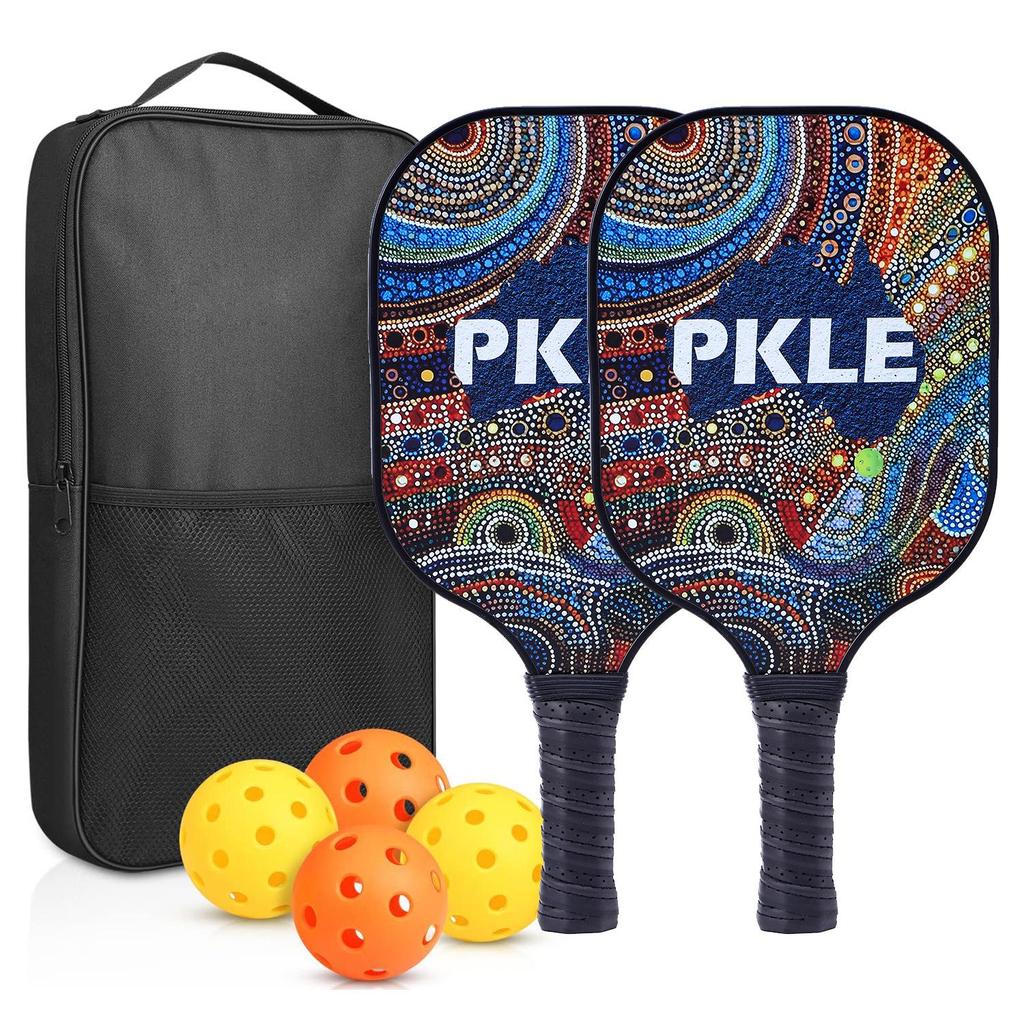 Pickleball-Schläger aus Kohlefaser-Wabenstruktur für Outdoor-Sportarten