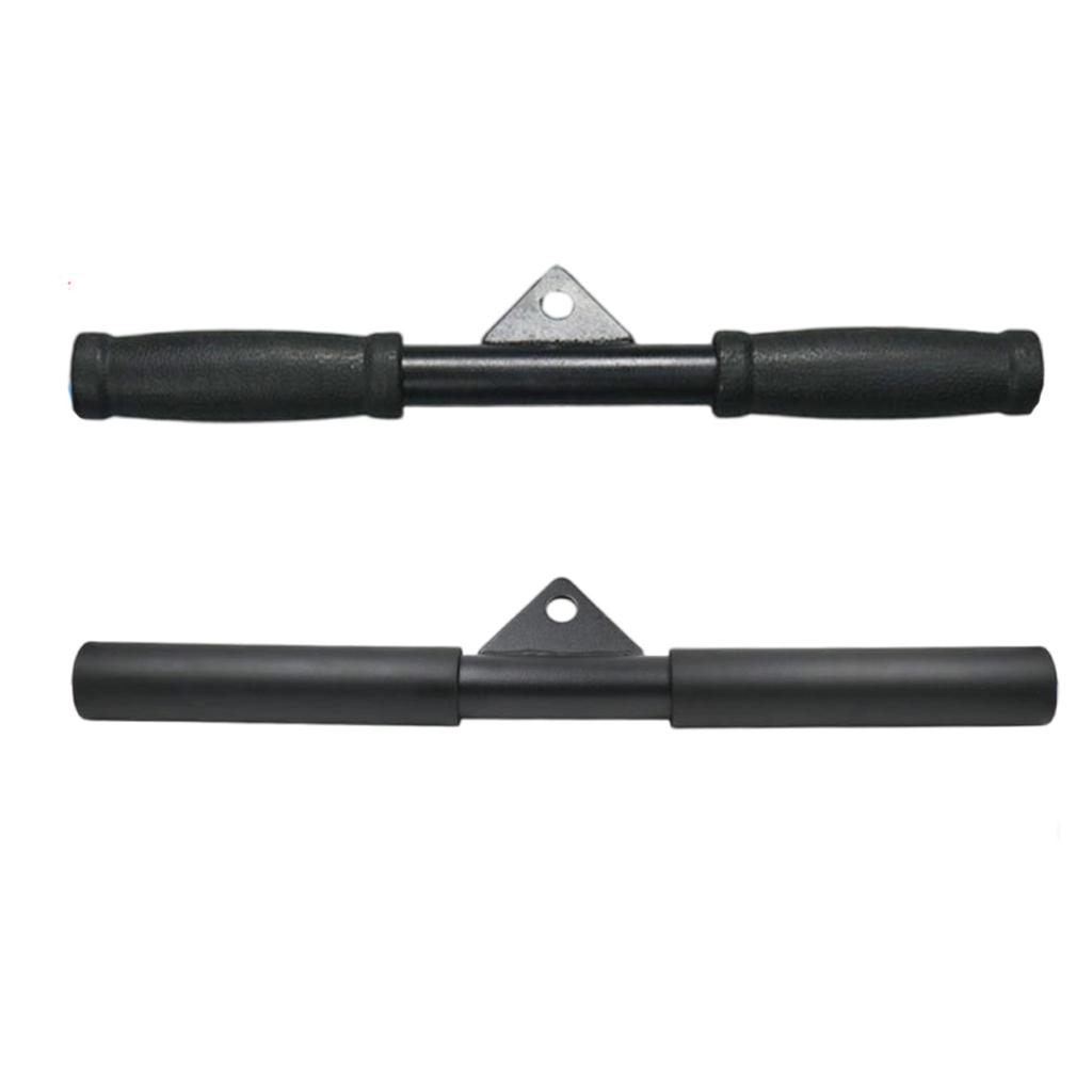 Fitness Lat Pull Down Rod Cable Machine Attachment Biceps Back Strength Workout Handle for Muscle Building Easy To Use