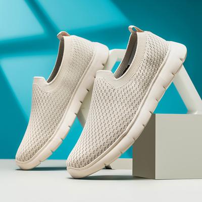 2024 New Large Size Flying Woven Casual Shoes Men's Hot-selling One-pedal Light Foot Cover Lazy Shoes Men's Shoes Spot