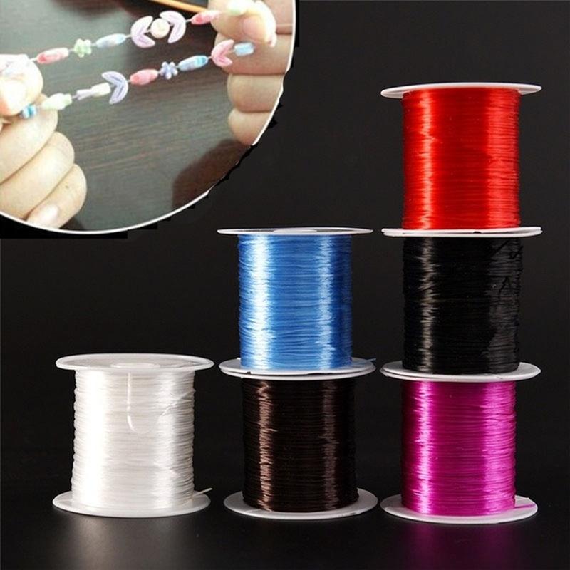 10M Strong Elastic Crystal Threading String Beading Cord for Bracelets Diy Jewelry Making Thread Cords Stretchy Thickness 1mm