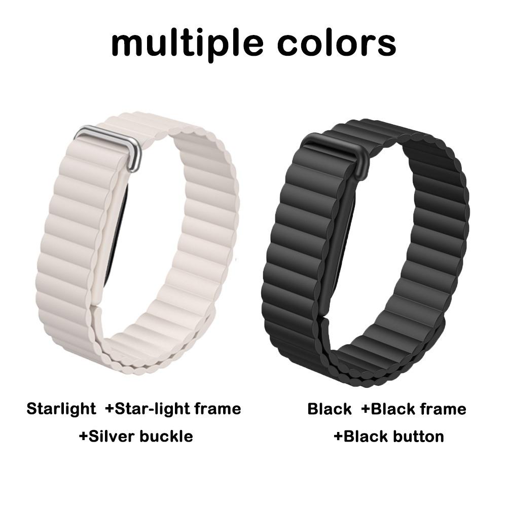 Magnetic Silicone Strap for Google Fitbit Air Bands Fitness Tracker Replacement Wristband Bracelet for Google Fitbit Air Straps