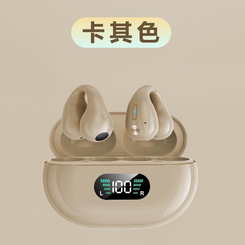 

x22 new clip-ear wireless bluetooth headset, high sound quality, long battery life, no in-ear wear, noise reduction