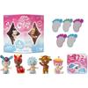 Collectable Baby Mini-figures - BANDAI - BIBI CHIBIS - Pack of 5 - Random Model - 5 Chibi Figures Including 3 Mysteries